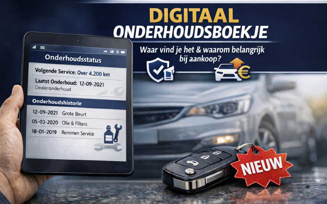 Digitaal onderhoudsboekje auto - waar vind je het en waarom is het belangrijk bij de aankoop van een nieuwe auto