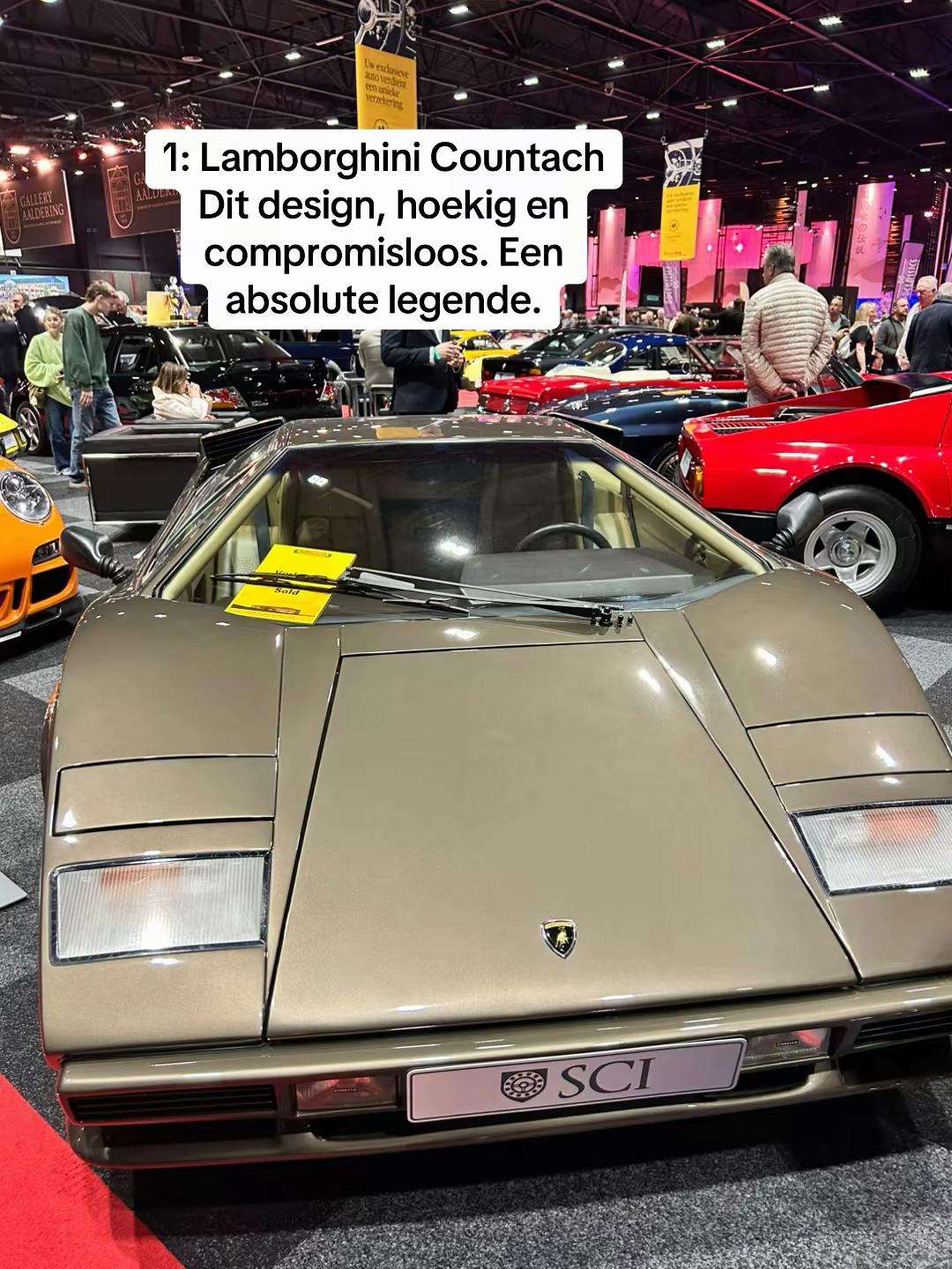 Lamborghini Countach -  Top 5 klassiekers InterClassics Maastricht 2026