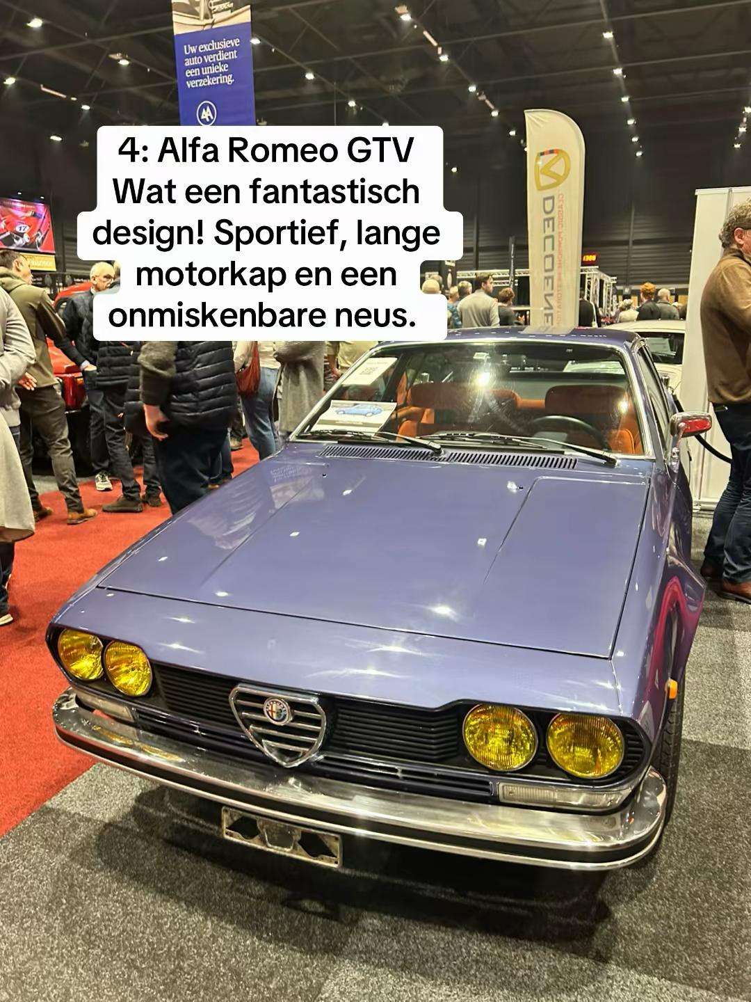 Alfa Romeo GTV (jaren ’70)  Top 5 klassiekers InterClassics Maastricht 2026