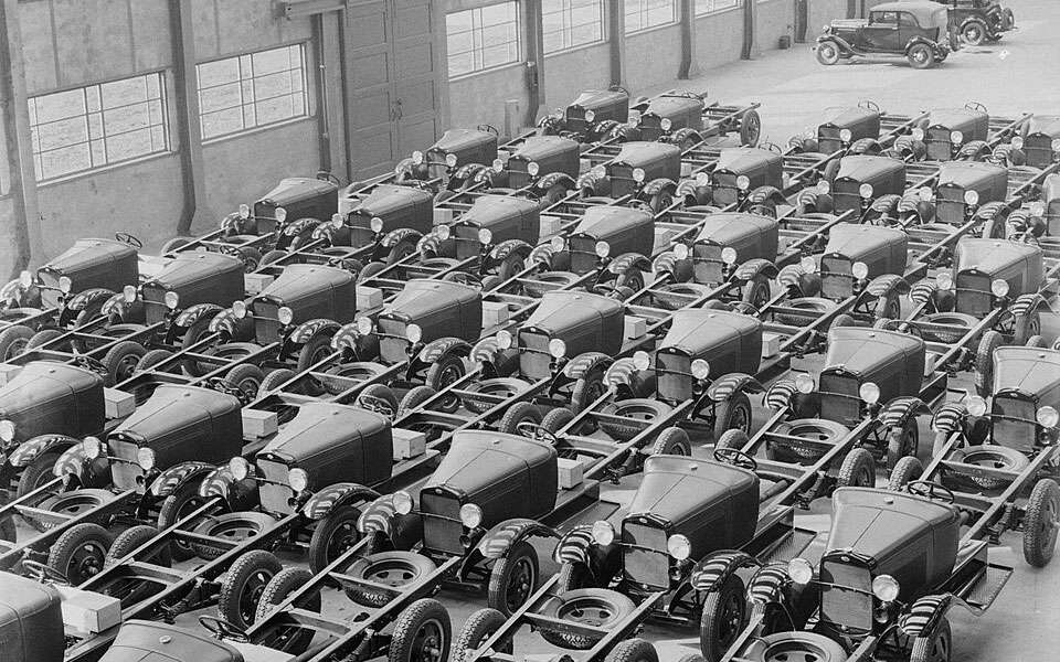 Chassis Ford Fabriek Amsterdam